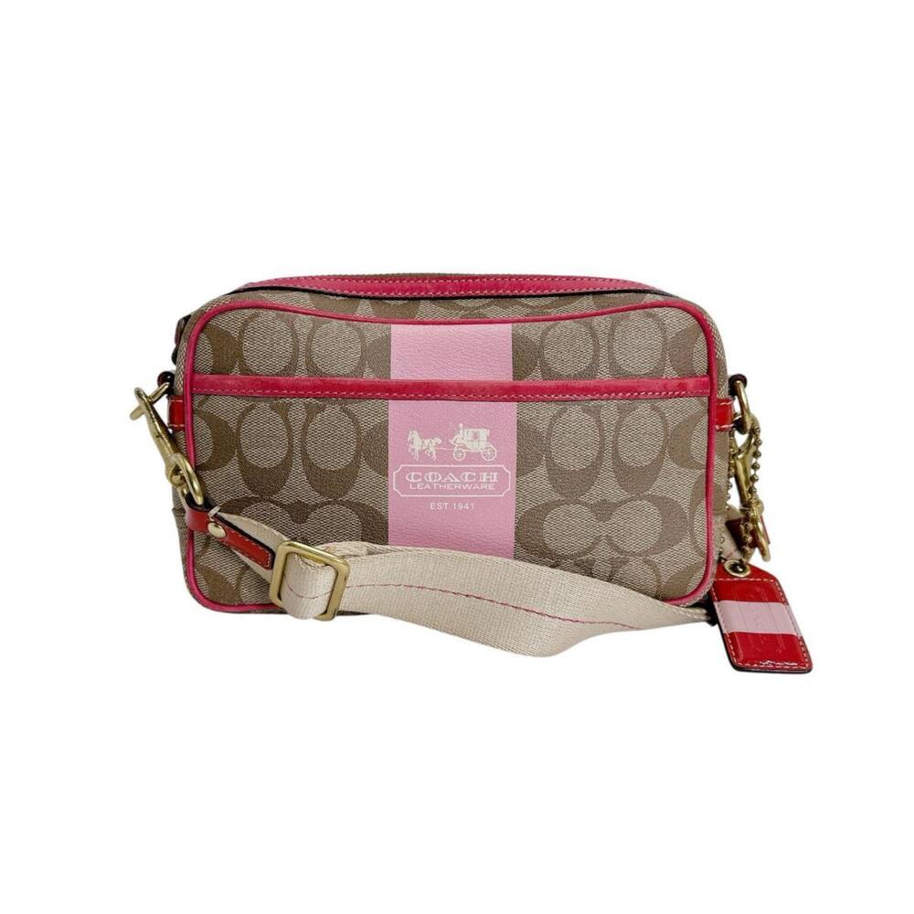 Coach shoulder bag, crossbody leather, 11355 beige
